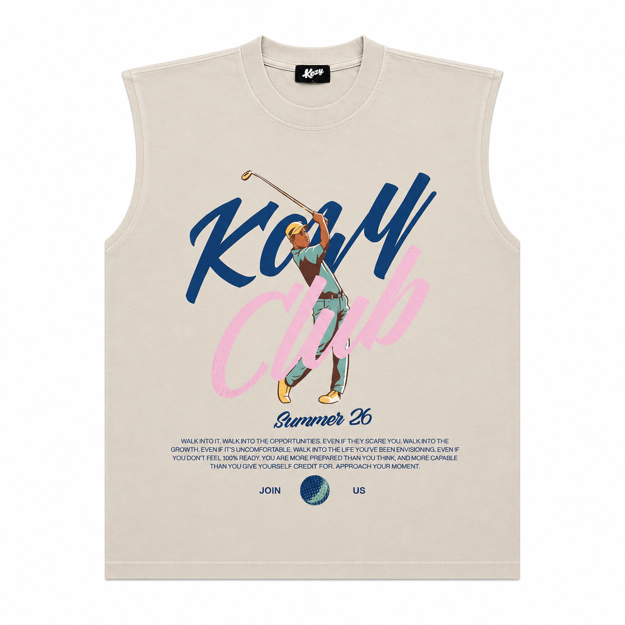 Golf Swing Signature Cutoff Tee